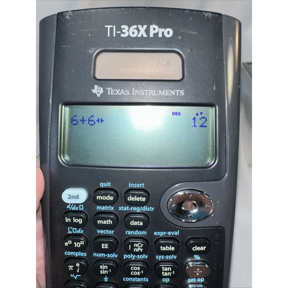 Texas Instruments TI-36X Pro Scientific Calculator with Cover And Formulas